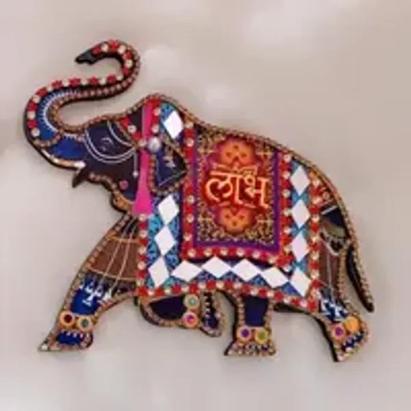 Mdf_Rangoli_Elephant