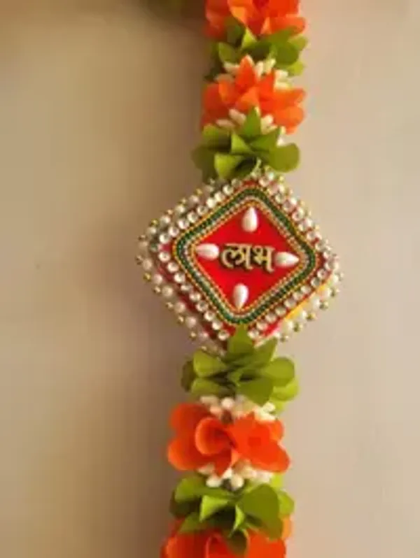 Premium_Floral_Subh_Labh_Door_Toran_100cm_With_2_Hanging