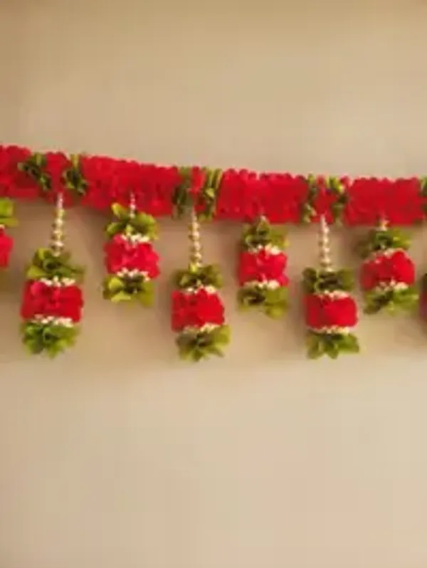 Premium_Floral_Subh_Labh_Door_Toran_100cm_With_2_Hanging