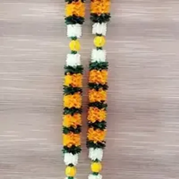 Designer_Floral_Door_Wall_Hanging_Yellow_Mehendi_Green_Style_4_Feet_Pack_Of_2