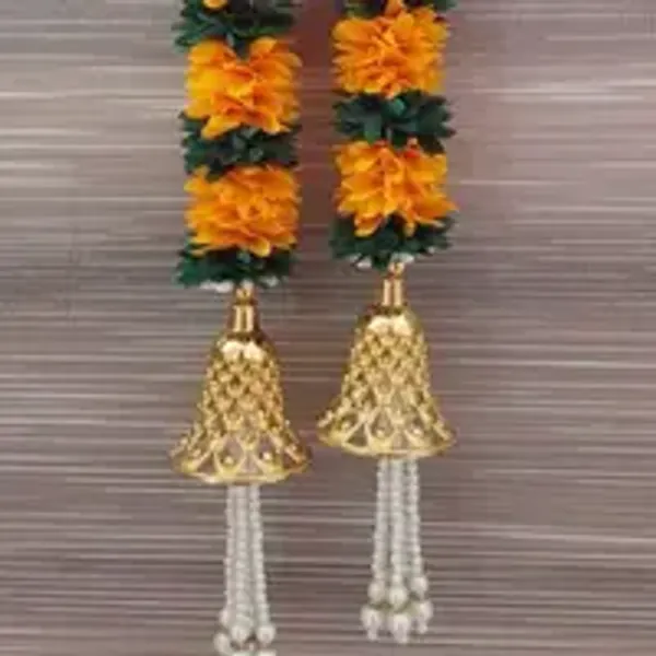 Designer_Floral_Door_Wall_Hanging_Yellow_Mehendi_Green_Style_4_Feet_Pack_Of_2