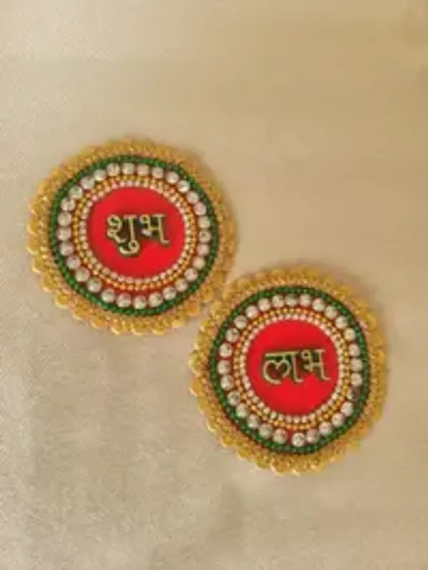 Multi_Purpose_Shubh_Labh_Patch_Round_Pack_Of_20_10pair