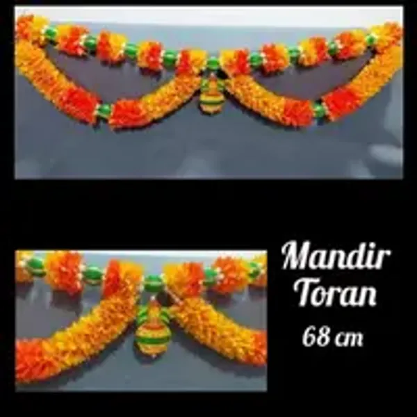 Yellow_Orange_Temple_Toran_With_Kalash