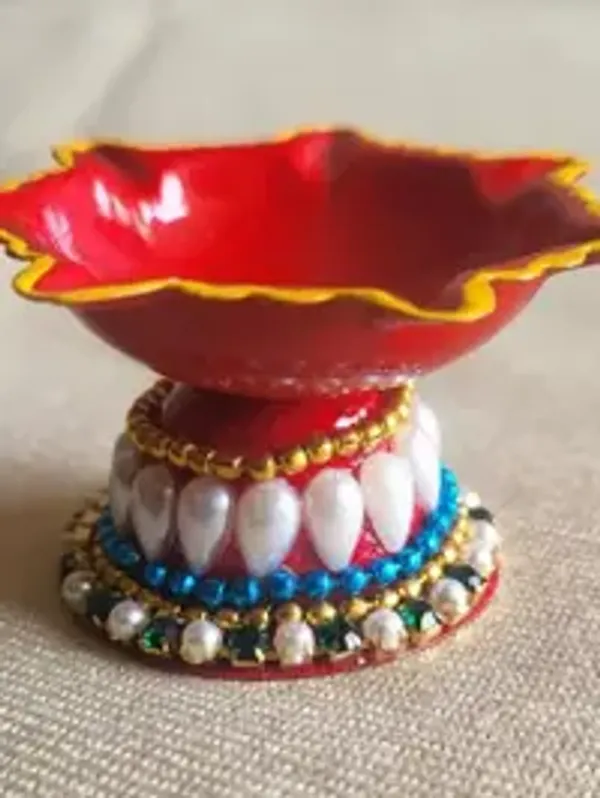 Handcrafted_Puja_Thali_Set_With_Kalash_Diya_And_6_Bowls_30cm_Diamiter_Resine_Coted_Steel_Thali
