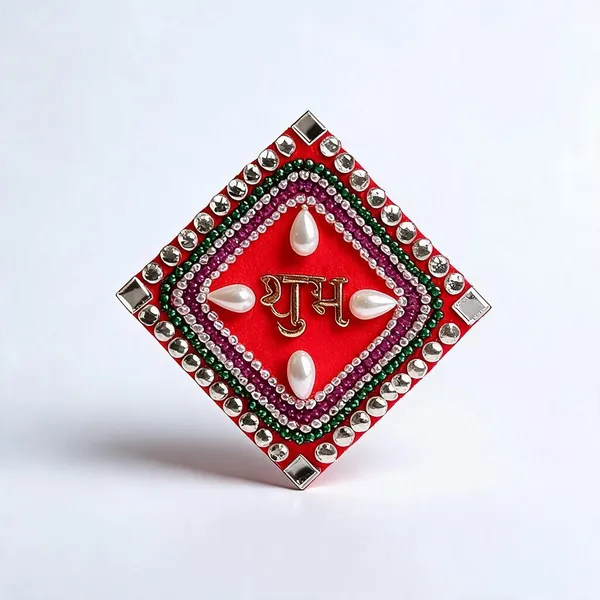 Multi_Purpose_Shubh_Labh_Patch_Square_Pack_Of_10Pair