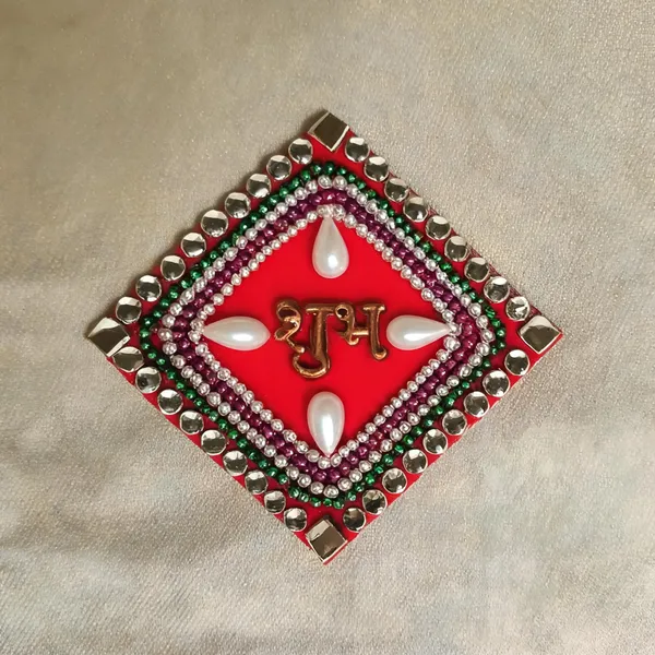 Multi_Purpose_Shubh_Labh_Patch_Square_Pack_Of_10Pair