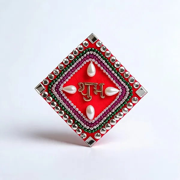 Multi_Purpose_Shubh_Labh_Patch_Square_Pack_Of_10Pair