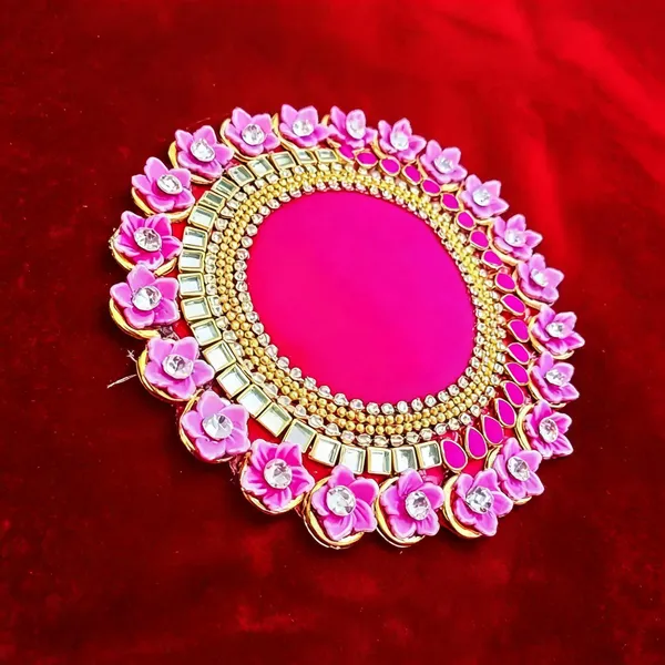 Pink_Diya_Holder_Patch