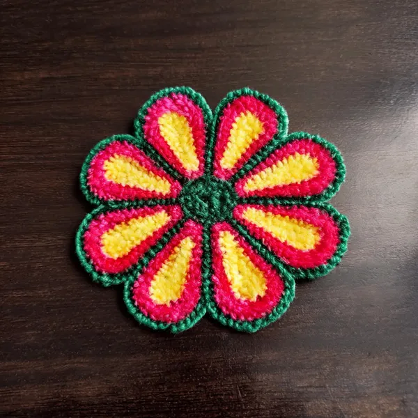 Fabric_Rangoli_Mat_26Cm_By_26Cm_Pack_Of_4