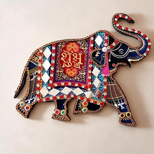 Mdf_Rangoli_Elephant