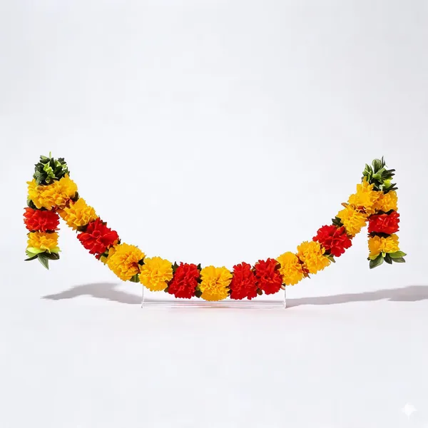 Handcrafted_Artificial_Marigold_Flower_Toran_For_Main_Door_Decoration_Traditional_Yellow_Orange_Floral_Garland