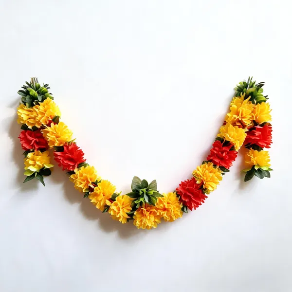 Handcrafted_Artificial_Marigold_Flower_Toran_For_Main_Door_Decoration_Traditional_Yellow_Orange_Floral_Garland