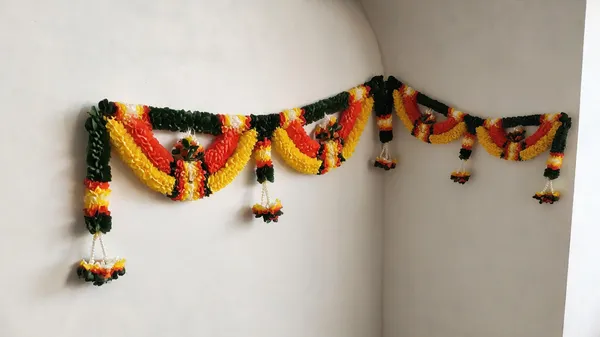 Premium_Fabric_Green_Yellow_Orange_White_Door_Toran_100Cm