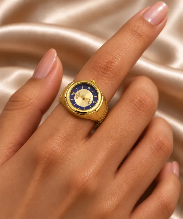 Gold_Tone_Blue_Dial_Analog_Ring_Watch_for_Women
