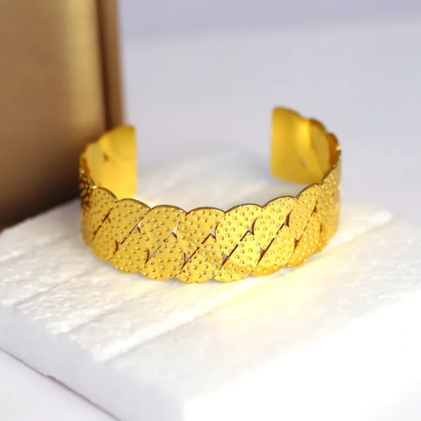 Gold-Tone_Metal_Textured_Cuff_Bracelet_for_Women