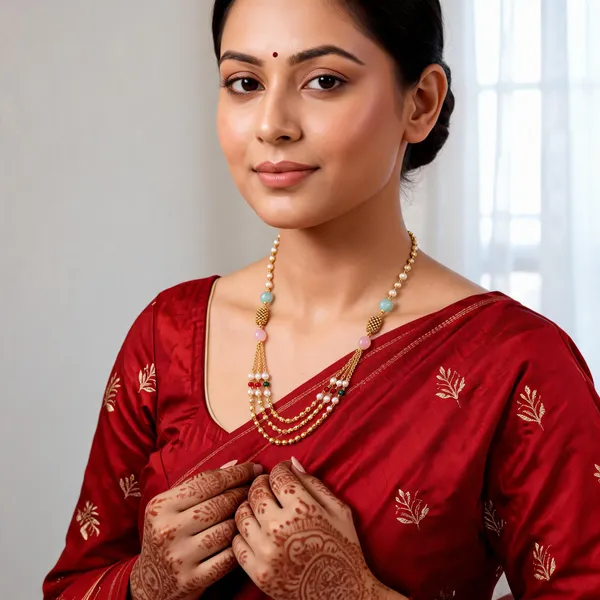 Gold_Tone_Beaded_Layered_Necklace_for_Women