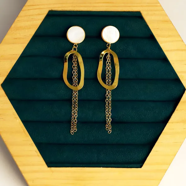 Gold_Tone_Geometric_Chain_Drop_Earrings_for_Women