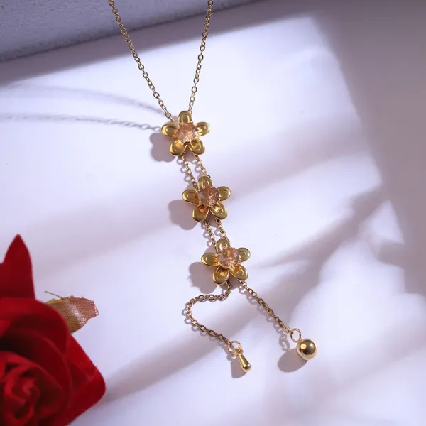 Gold_Tone_Floral_Layered_Necklace_for_Women