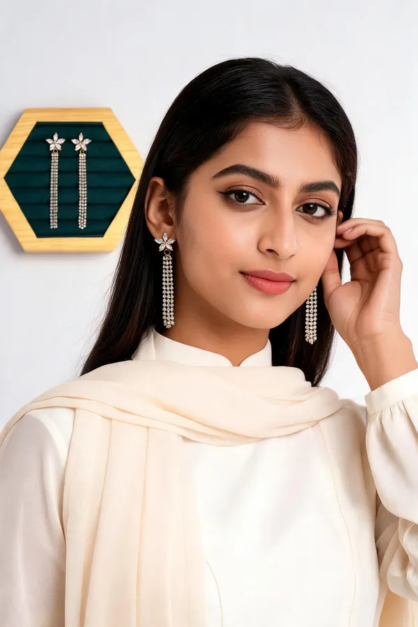 Gold-Tone_Floral_Crystal_Drop_Earrings_for_Women