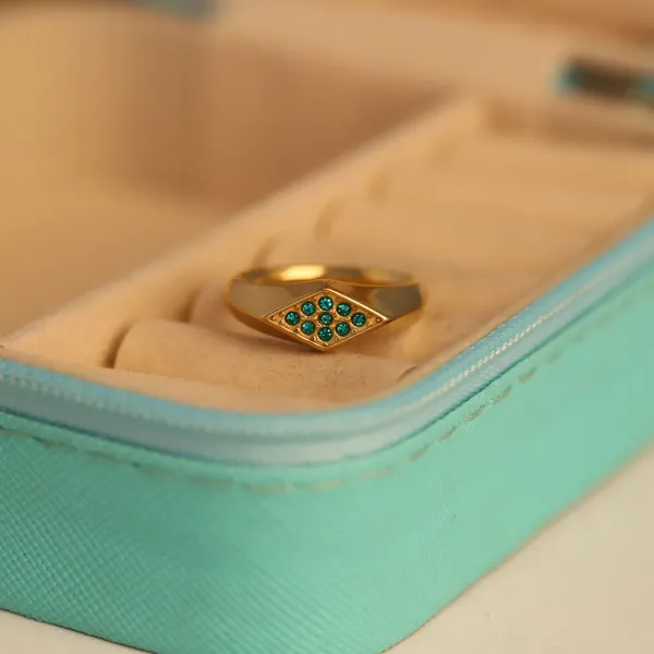 Gold_Tone_Geometric_Green_Stone_Ring_for_Women
