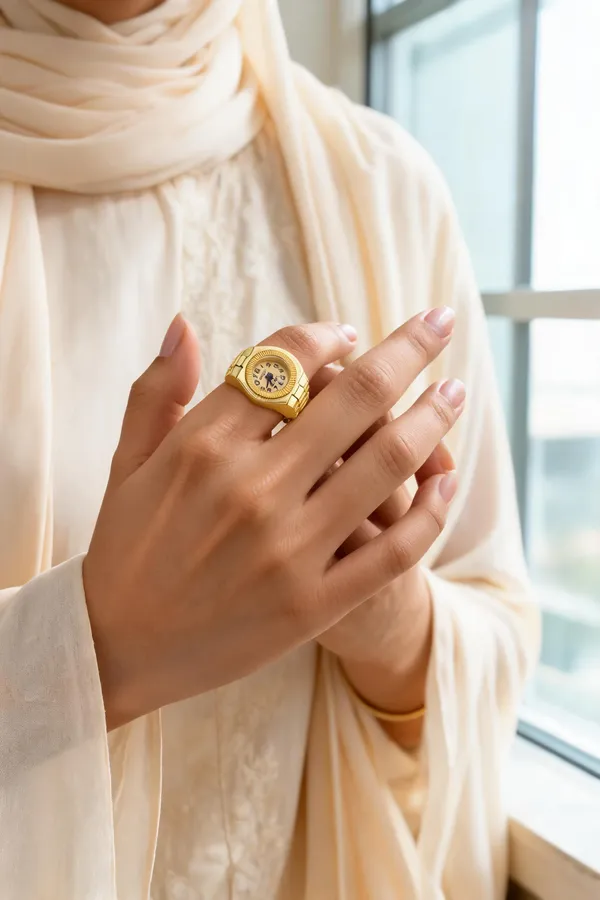 Gold_Tone_Dial_Ring_for_Women
