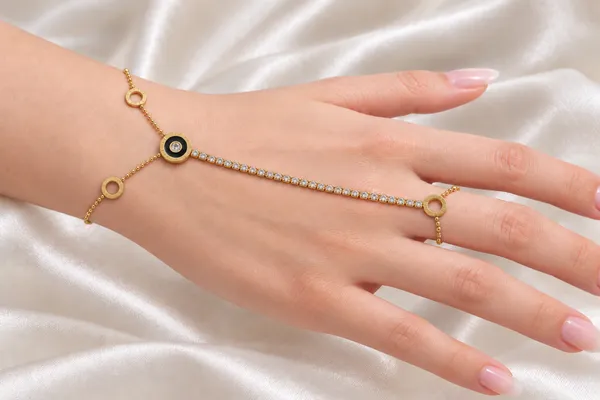 Gold_Tone_Chain_Hand_Harness_Bracelet_Ring_for_Women