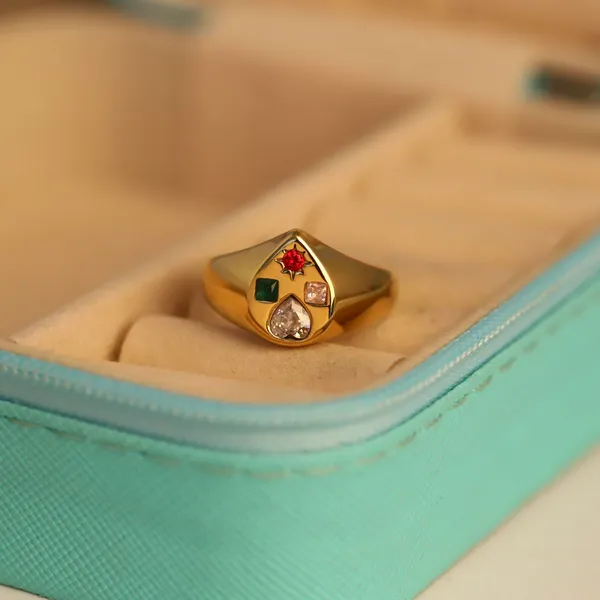 Gold_Tone_Multicolour_Stone_Statement_Ring