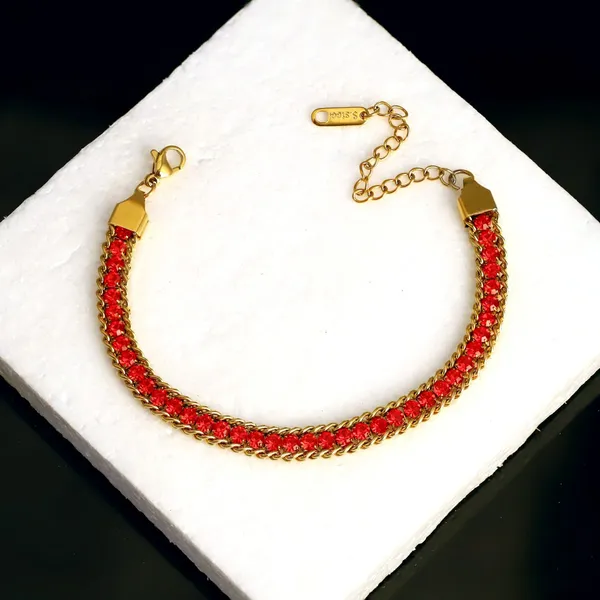 Red_Beaded_Gold_Tone_Chain_Bracelet_for_Women