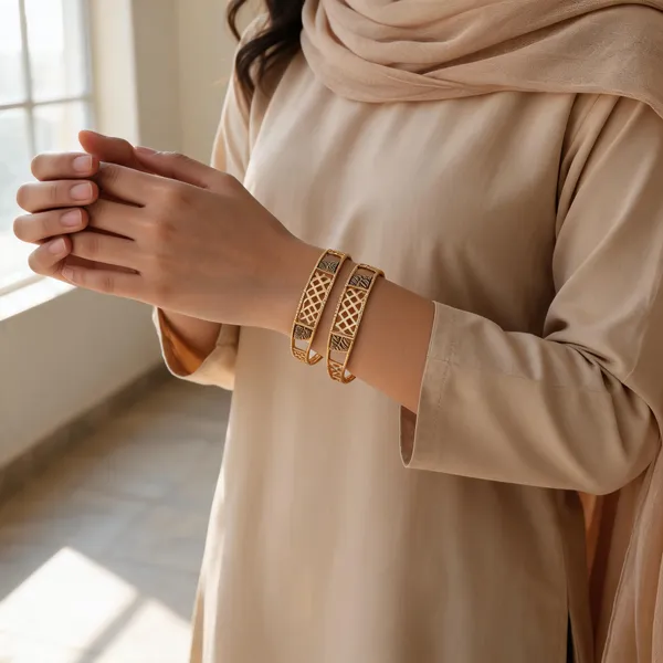Gold_Tone_Openwork_Bangles_for_Women_Set_Of_2