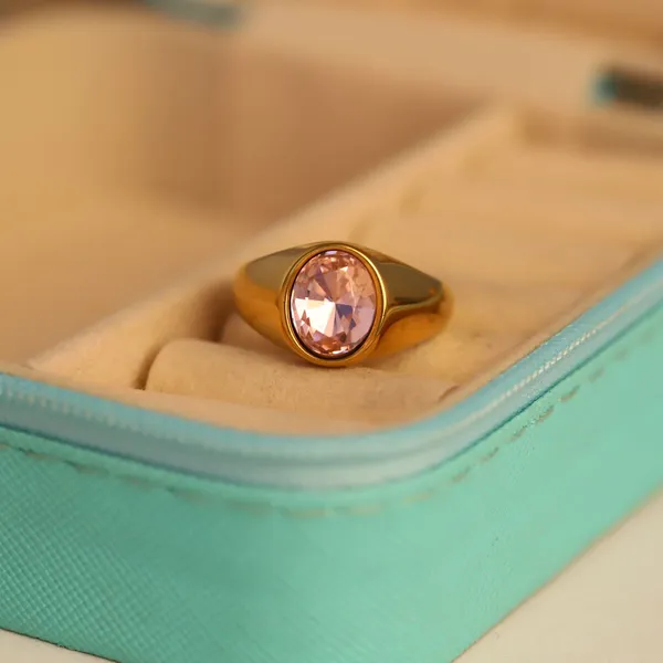 Gold_Tone_Oval_Pink_Stone_Ring