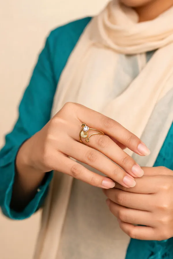 Gold_Tone_Crystal_Accent_Ring_for_Women