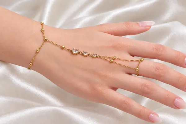 Gold-Tone_Rhinestone_Hand_Chain_Bracelet_Ring_for_Women