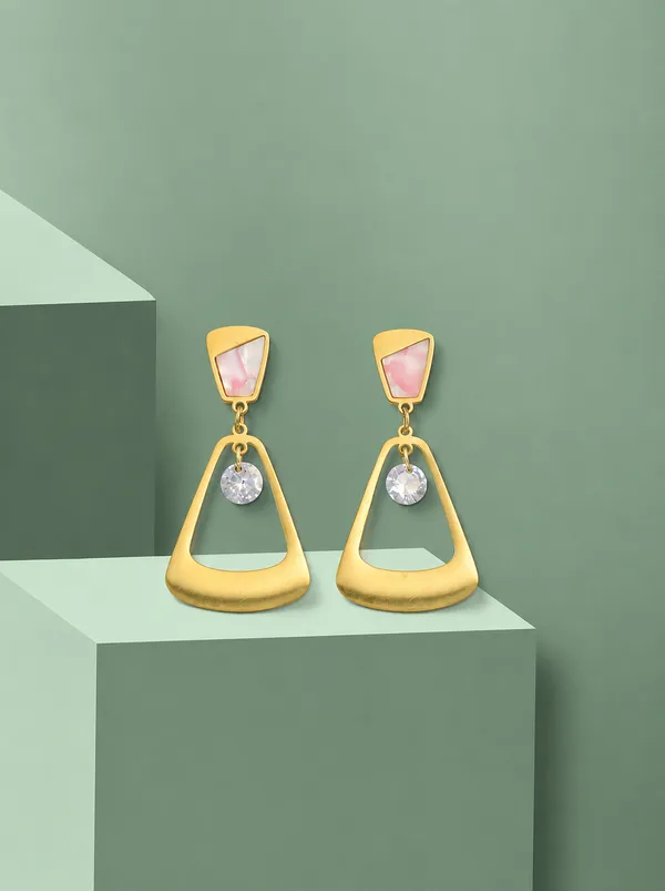 Gold_Tone_Geometric_Drop_Earrings_for_Women