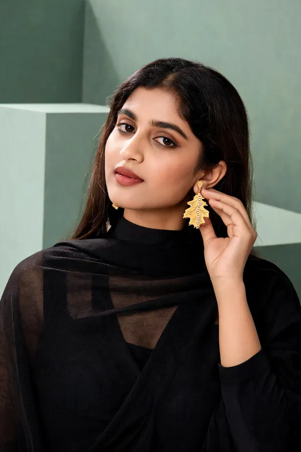Gold_Tone_Leaf_Drop_Earrings_for_Women