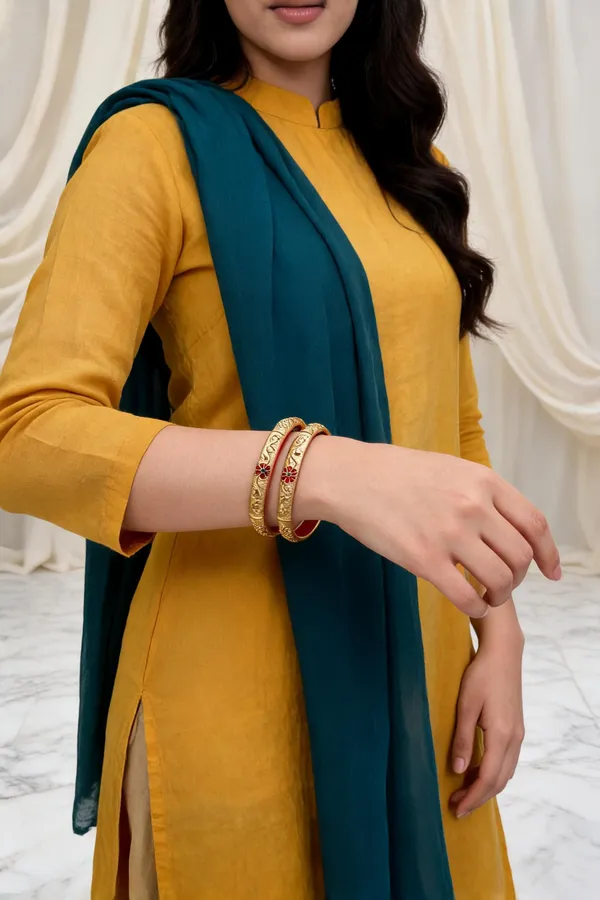 Gold_Tone_Floral_Engraved_Kada_Bangles_for_Women_Set_Of_2