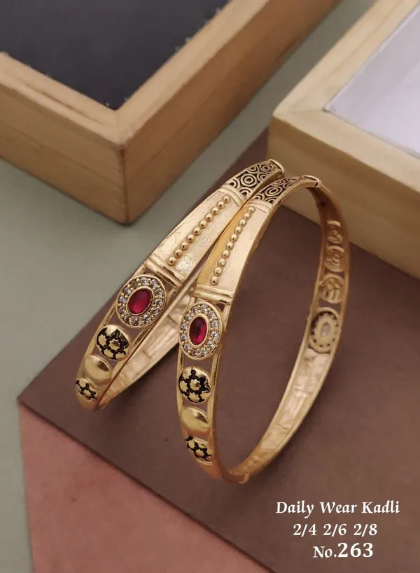 Gold_Tone_Embellished_Bangles_for_Women