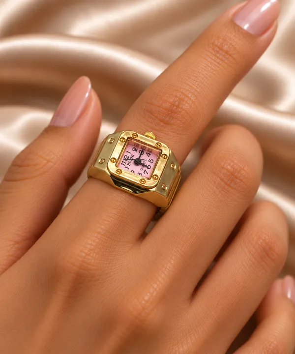 Gold_Tone_Analog_Finger_Ring_Watch_for_Women