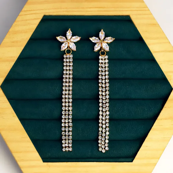 Gold-Tone_Floral_Crystal_Drop_Earrings_for_Women