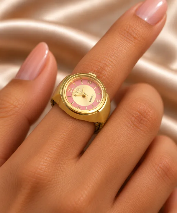 Gold_Tone_Quartz_Ring_Watch_for_Women