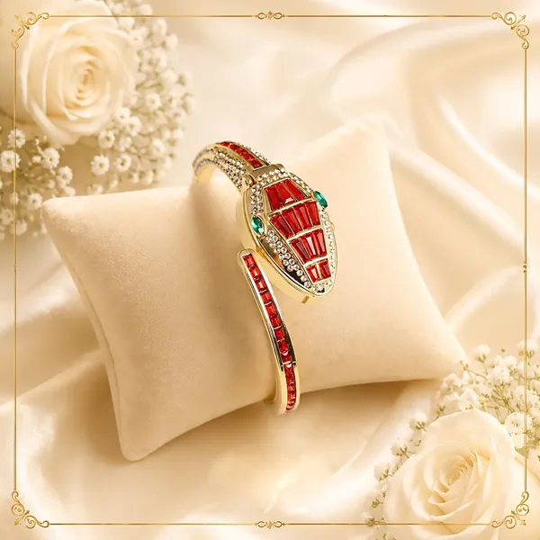 Gold_Tone_Red_Stone_Embellished_Cuff_Bangle_for_Women