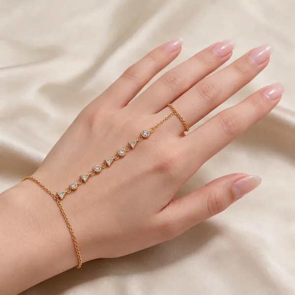 Gold-Tone_Delicate_Hand_Chain_for_Women