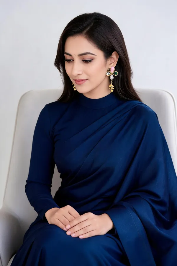 Gold_Tone_Floral_Drop_Earrings_for_Women