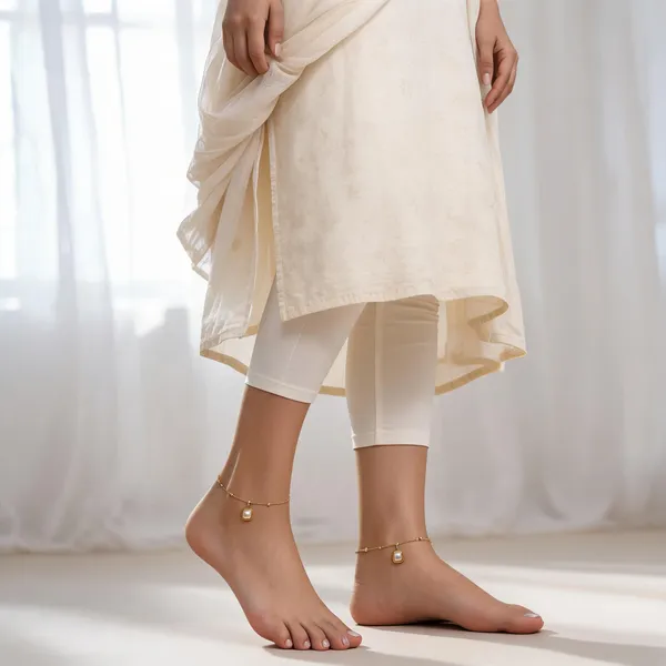 Gold-Tone_Pearl_Charm_Anklets_for_Women