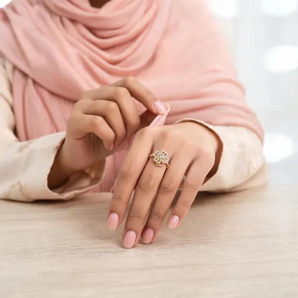 Gold_Tone_Floral_Ring_for_Women