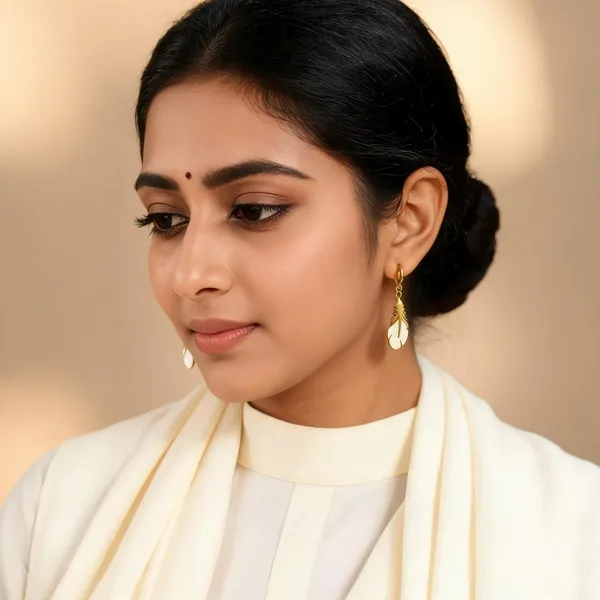 Gold_Tone_Drop_Earrings_for_Women