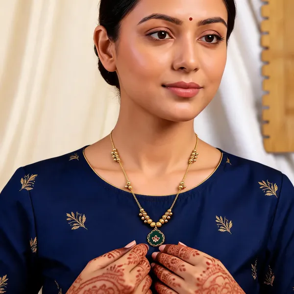 Gold_Tone_Floral_Pendant_Necklace_for_Women