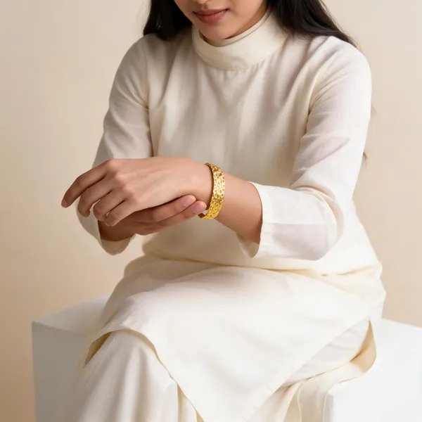Gold-Tone_Textured_Open_Cuff_Bracelet_for_Women