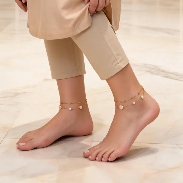 Gold-Tone_Beaded_Anklets_for_Women