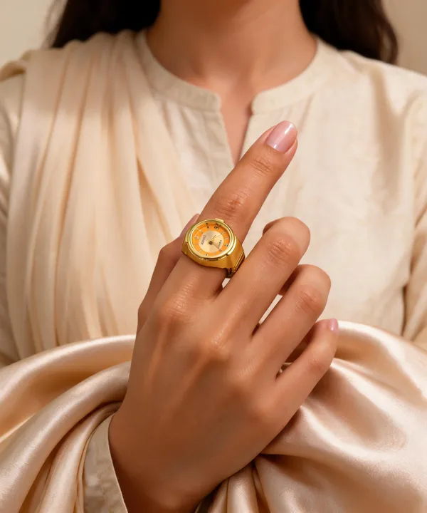Gold_Tone_Analog_Ring_Watch_for_Women
