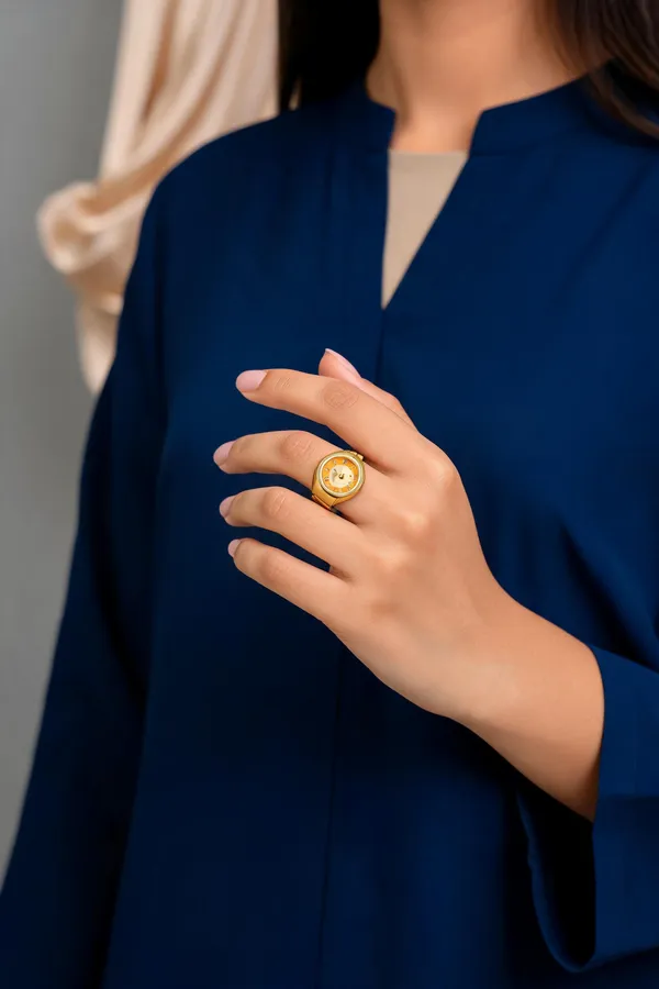 Gold_Tone_Analog_Ring_Watch_for_Women